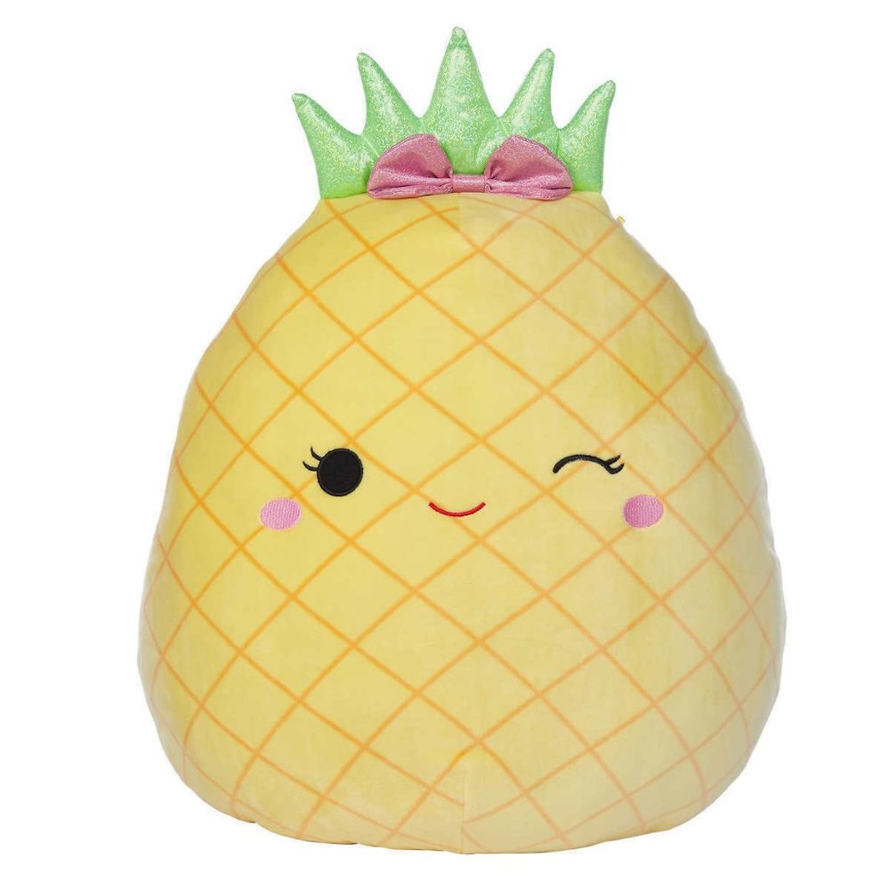 Squishmallows Maui The Pineapple Plush 16” Stuffed Yellow Toy Fruit Brand New